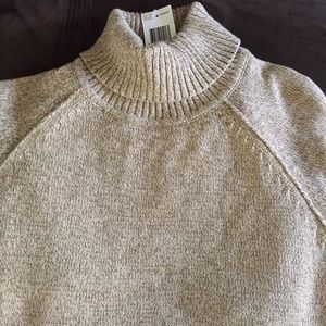 Karen Scott Tan Brown Turtleneck Sweater NWT